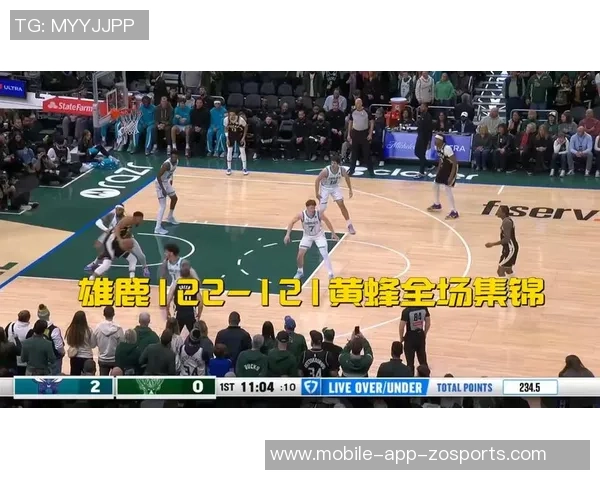 布里奇斯强势反击双手暴扣助黄蜂打出12-0攻势成功反超比赛